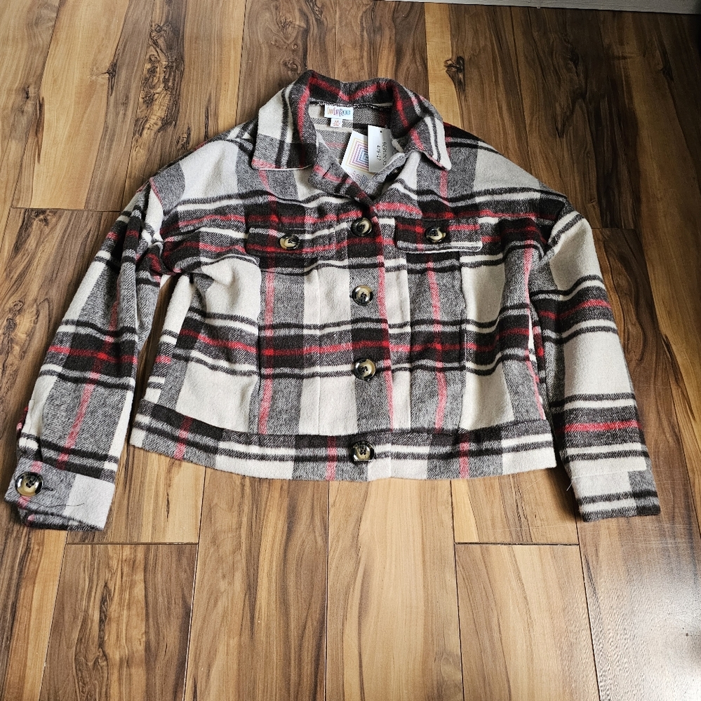 Lularoe Berlin Jacket Plaid XS